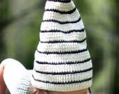 Little Gnome Tall Party Hat - Hand Knit Eco Friendly Kid's Pointy Hat - Dunce Dress Up