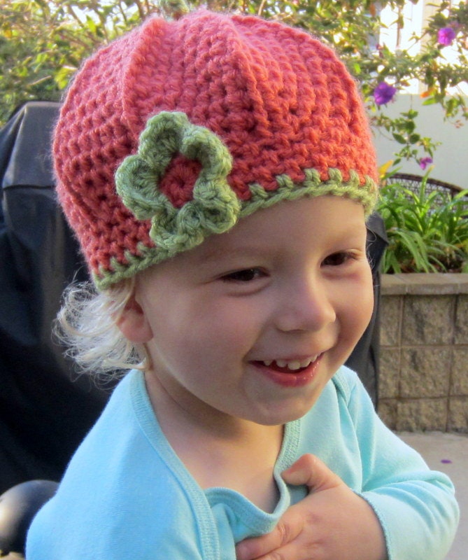 Beanie with Flower // Dress Up