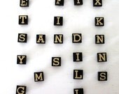 Vintage Keno letters repurposed and upcycled as magnets for your organizational needs