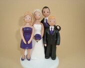 Custom Handmade Family Cake Topper