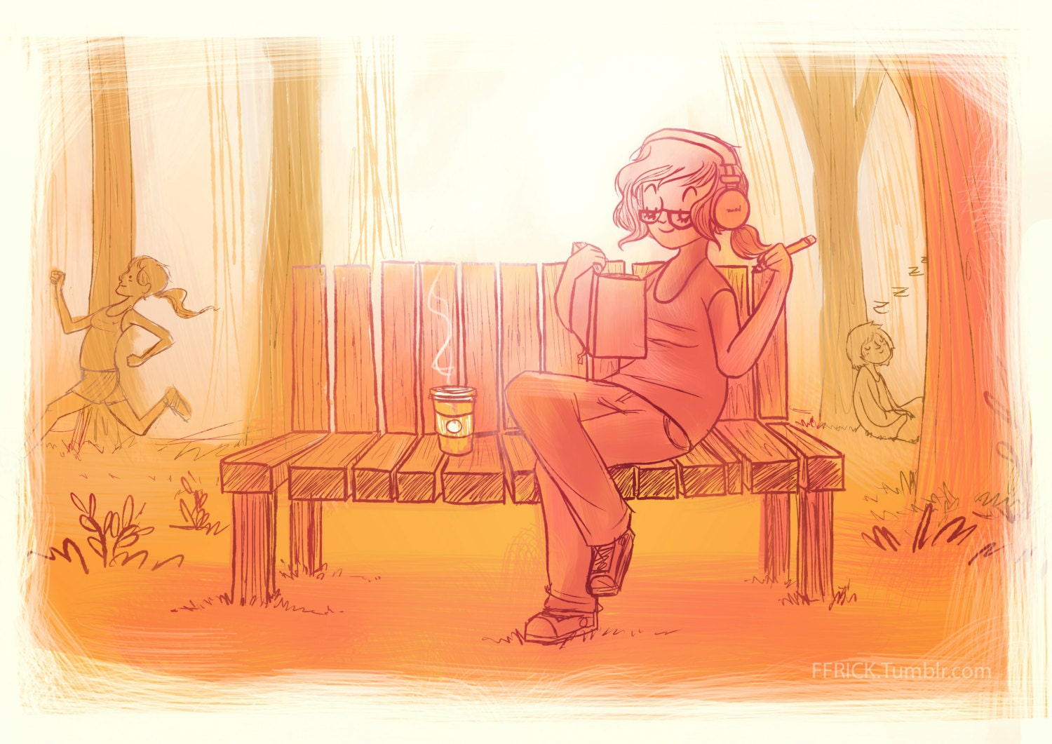 Custom Scene Illustration - For your business, blog or personal use