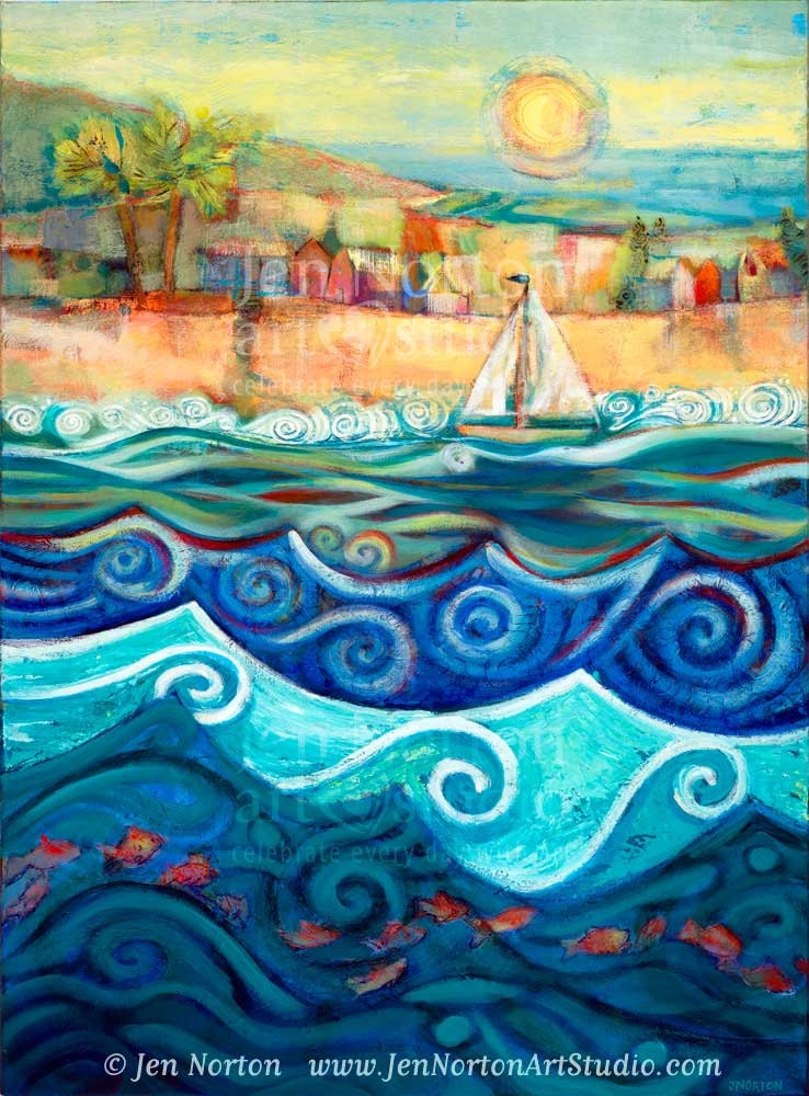 Sail Boat 11 x 14 Art Print