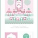 Custom Pink and Green Cupcake Birthday DIY Party Package by MayDetails: Full Collection