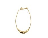 Vintage Monet Collar Goldtone Necklace