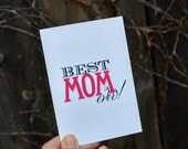 Best Mom Ever Greeting Card and Tattoo