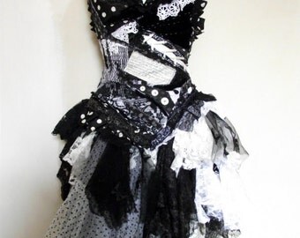Monochrome dress