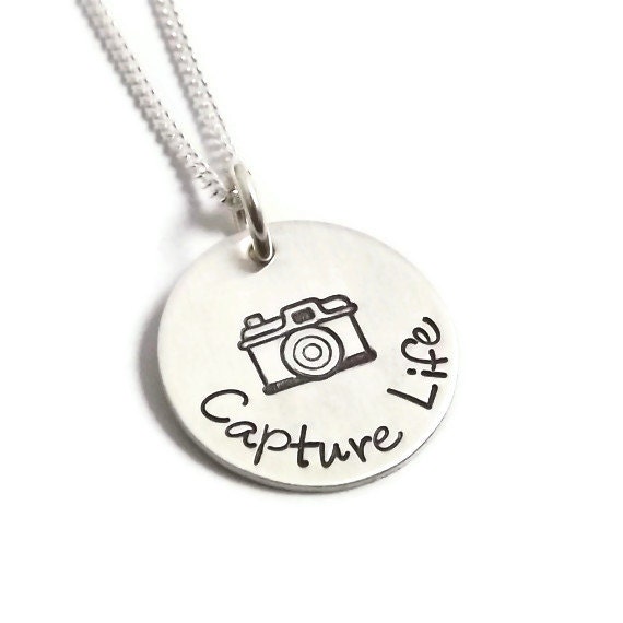 Capture Life Sterling Silver Hand Stamped Necklace