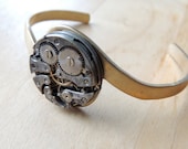 Steampunk bracelet vintage watch movement