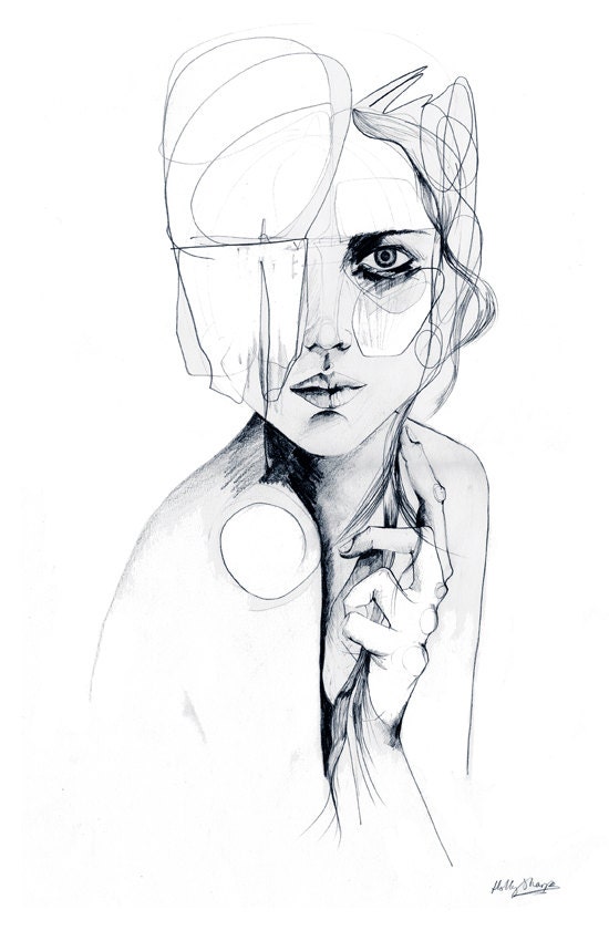 Sketch V // PENCIL DRAWING //A3 Giclée print from an original