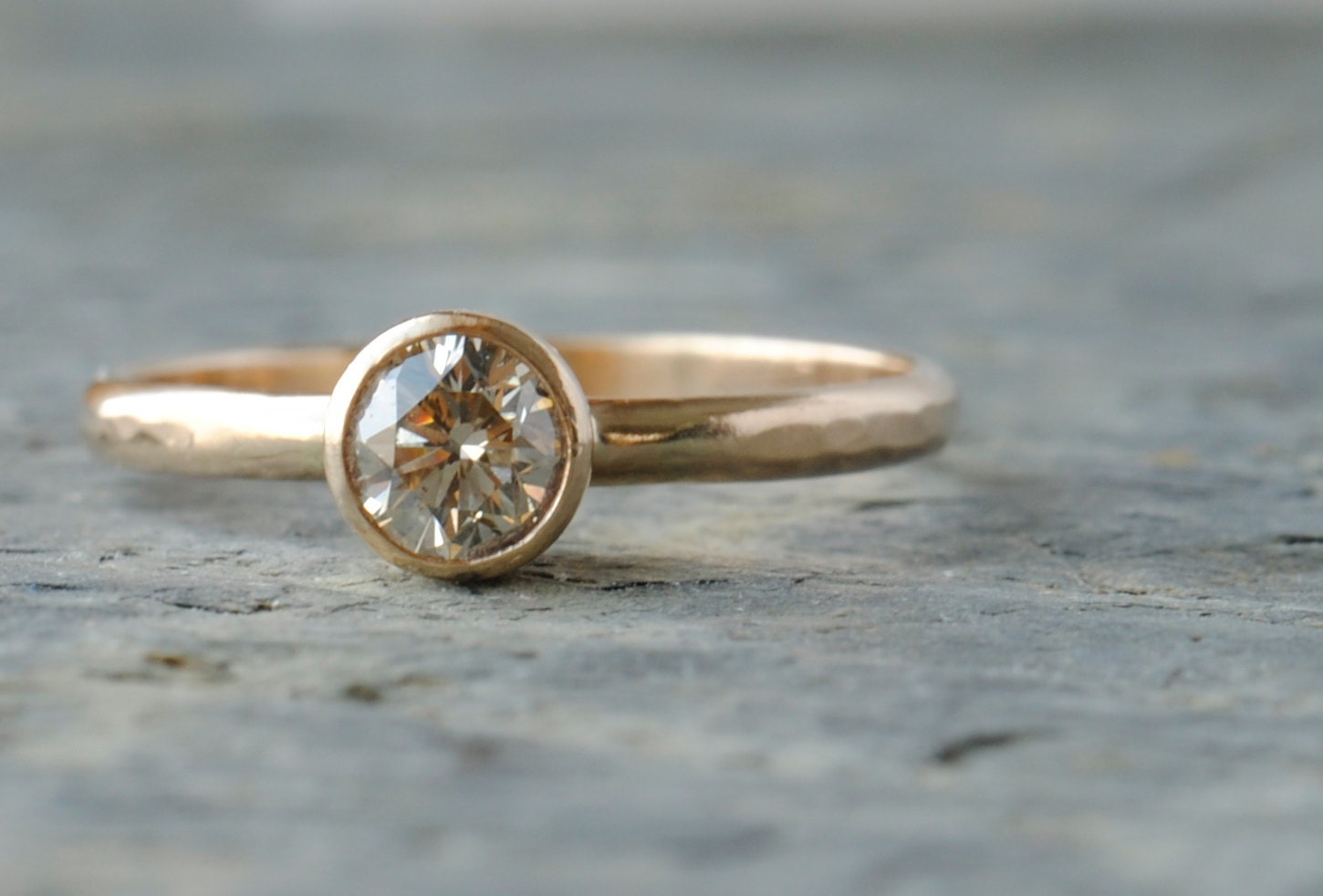 Champagne Diamond Solitaire Engagement Ring, Half Carat
Diamond Ring by DalkullanJewelry Champagne Diamond Solitaire Engagement Ring, Half Carat
Diamond Ring by DalkullanJewelry