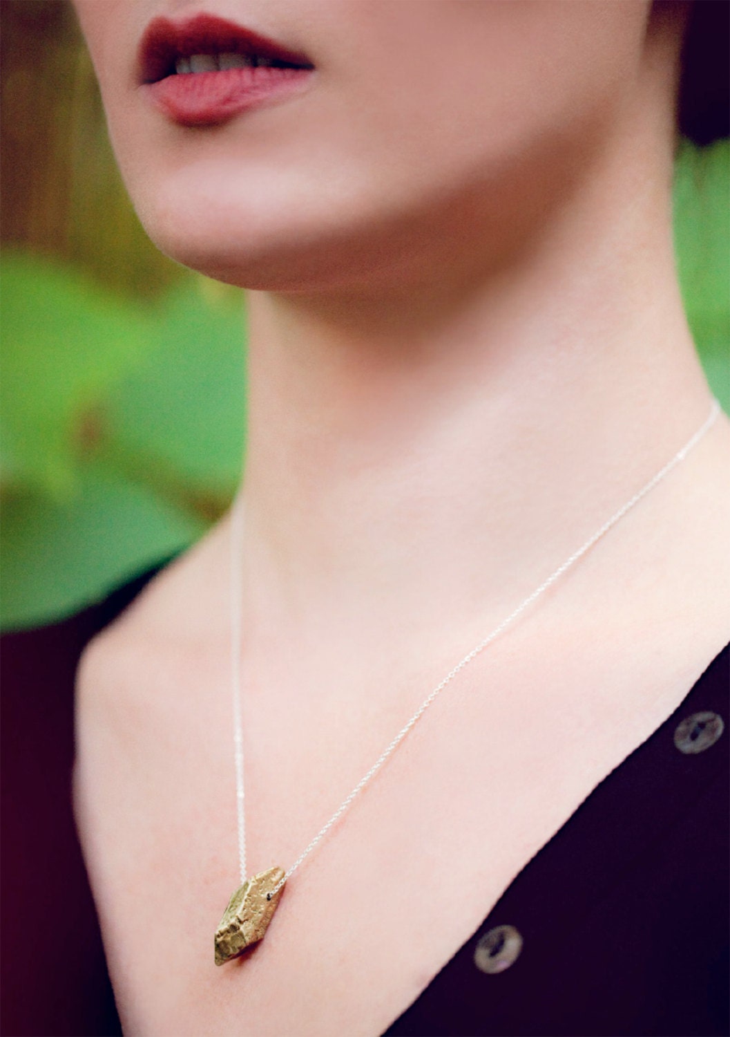 Amulet Necklace - Brass
