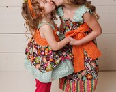 Full Bloom Collection-Vintage Flapper Headband/Hair Clip-Bright Colors Flower Collection with Tulle and a Jewel Accessory