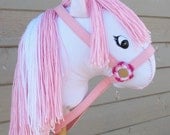 Stick Unicorn Pink Long Locks Ready to Ride MADE TO ORDER