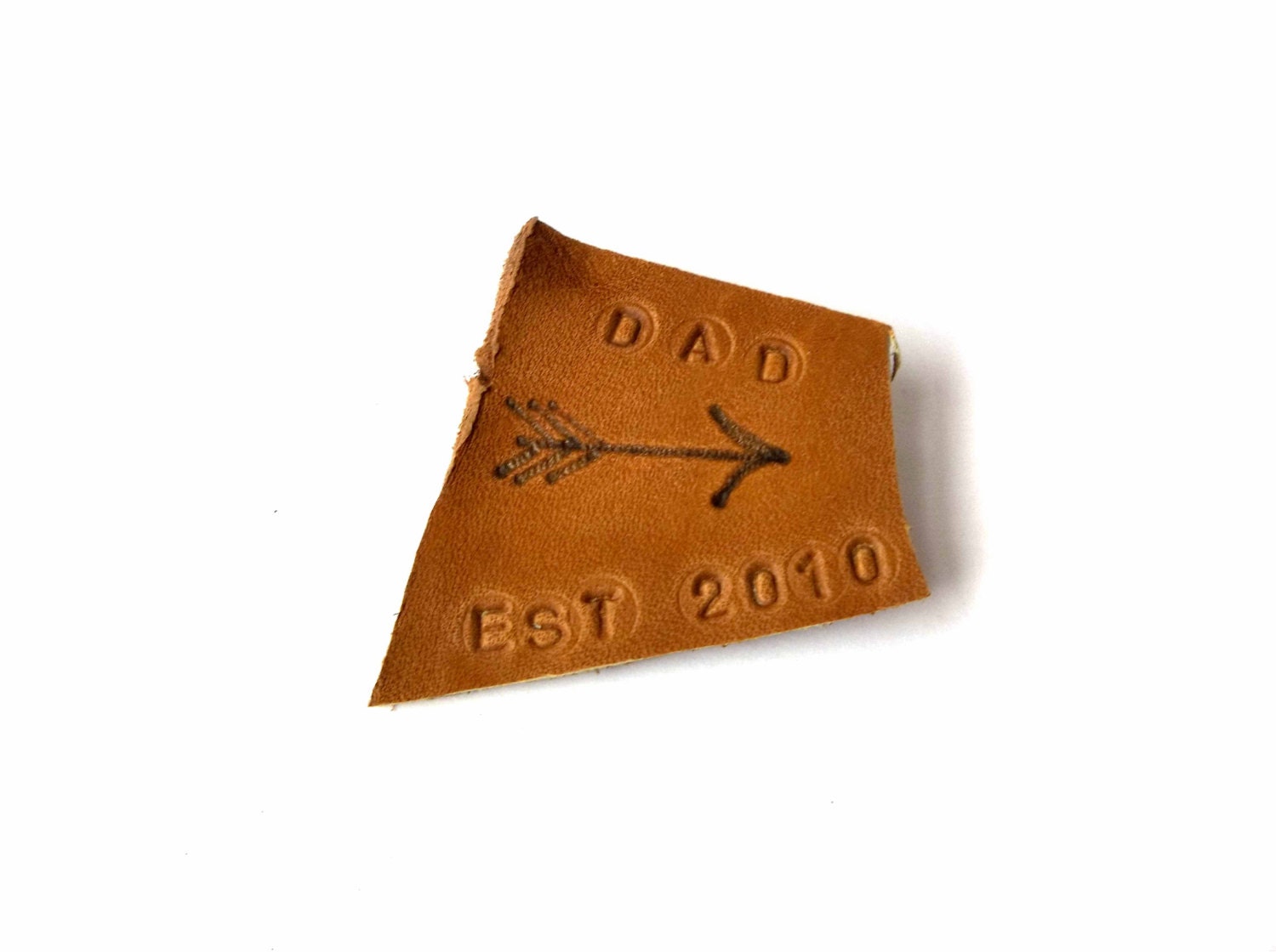 Mens Leather Accessory Fathers Day Lapel Pin