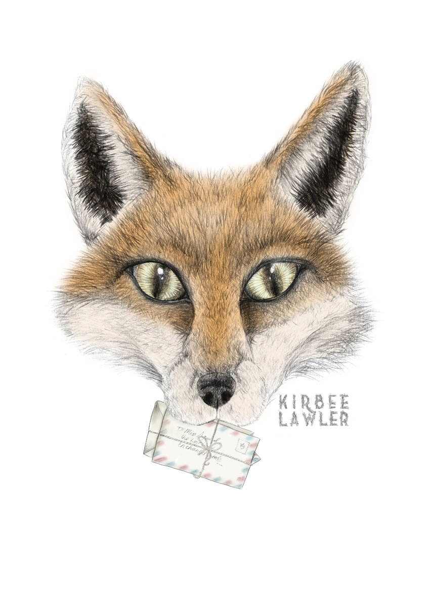 Fox Express Open Edition A4 Art Print