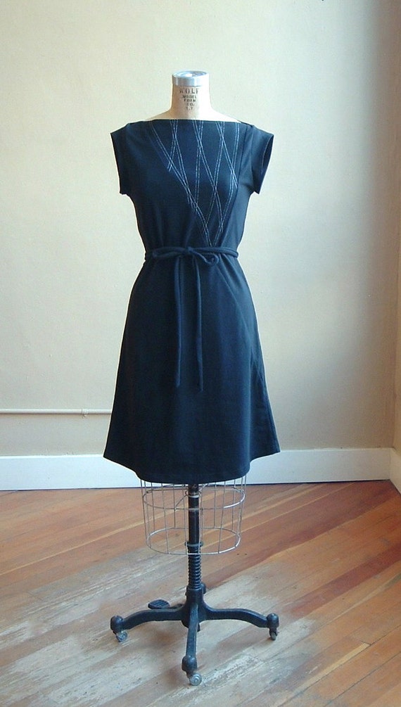 Women's Dress, Aline, Cotton Jersey, Geometric, Modern style- made to ...