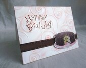 Chocolate Frosting Birthday Cake Card