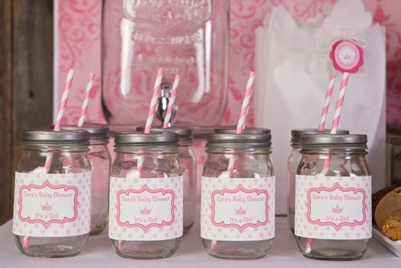 Princess Themed Water Bottle Labels by getthepartystarted on Etsy