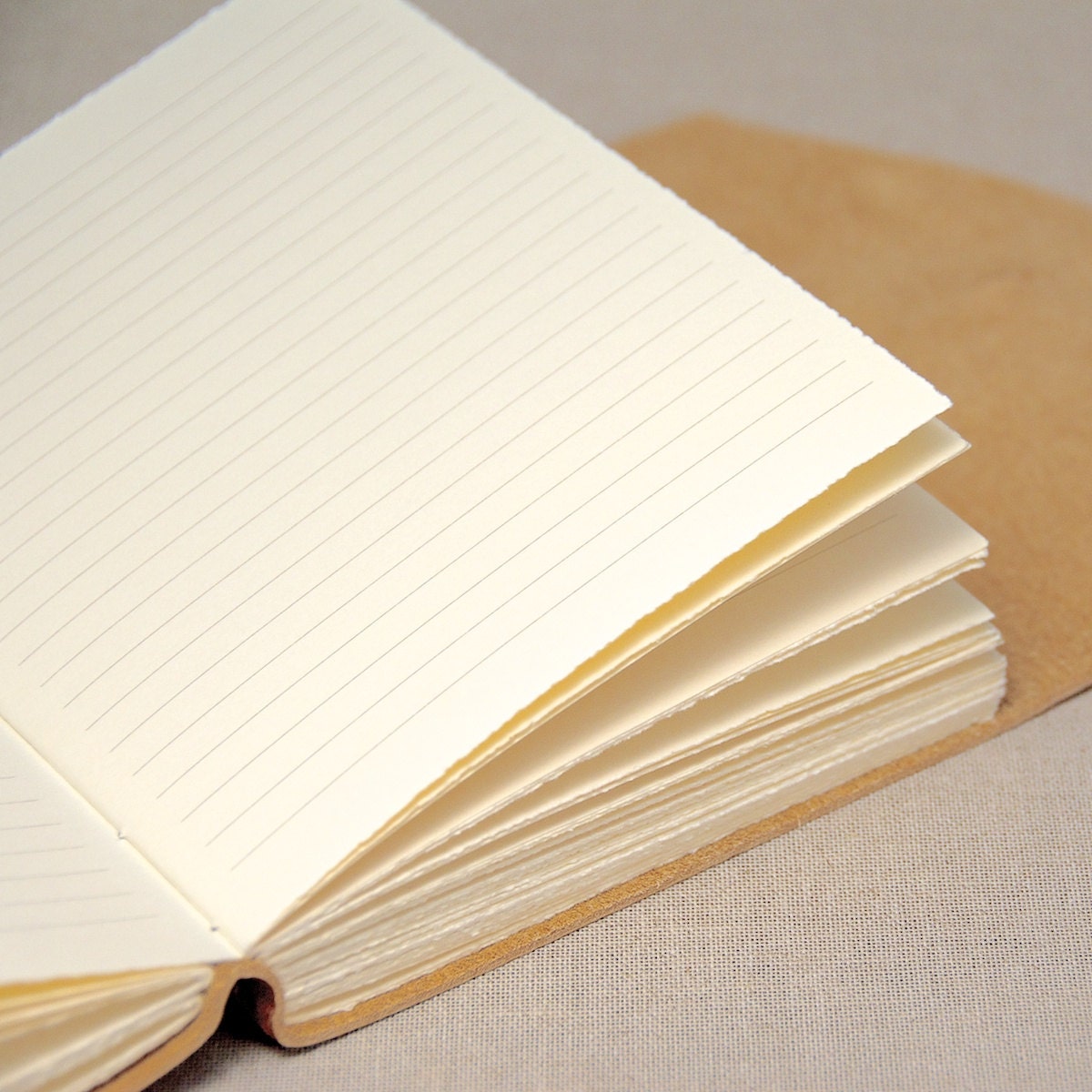 Leather Book - LINED Heavyweight Pages - No. 501