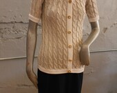 Reserved"""GIVENCHY  creme and gold sweater sz. small // see store for coupon code