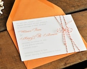 Sweetly Wrapped Wedding Invitation