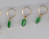 No-Snag Celtic Gold Knot Stitch Markers - fits up to a US size 10