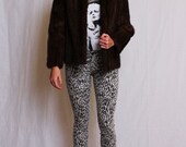 Vtg 1960s Brown Soft Comfy Posh Mink Jacket  M
