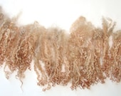 Wensleydale separated Curls lock blond honey hand Hand dyed - painted- Wool Doll Hair, Blythe Doll Reroots
