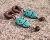 Wicked Owl Gauged Earrings