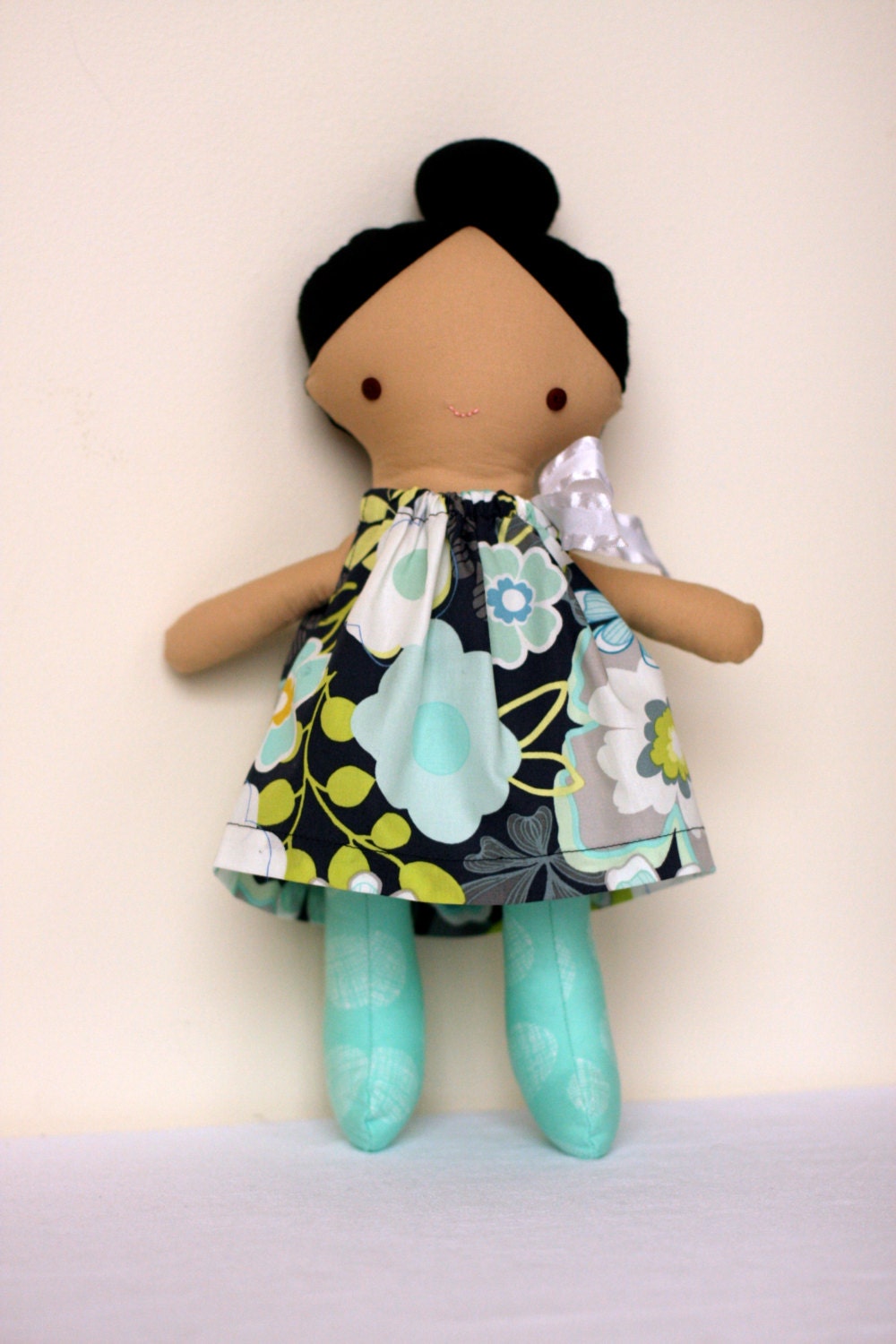 Amelia doll- back hair, brown eyes