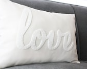 White Love PIllow