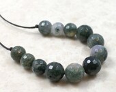 Nursing Necklace in Calming Green Aventurine Breastfeeding Baby Wearing
