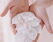 Oversized Leaf Comb - 2013 bridal collection