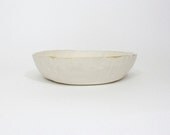 Gold Rim Serving Platter in Cream and Gold