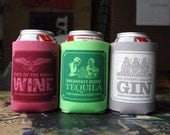 Wine - Screenprint Drink Coozie