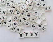 Vintage Scrabble Upper HandTiles 108 Tiles 1981