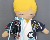 Organic Olivia Rag Doll, Eco-Friendly Organic Fabric