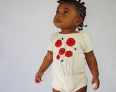 Poppies Organic Onesie in Natural