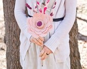 The Dreamy Christina - Felt Bouquet - Alternative Bouquet - Wedding - Pink - Bridesmaid -