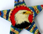Eagle Ornament Sharp Eyed Hunter Shaman Healer Patriot 4th of July