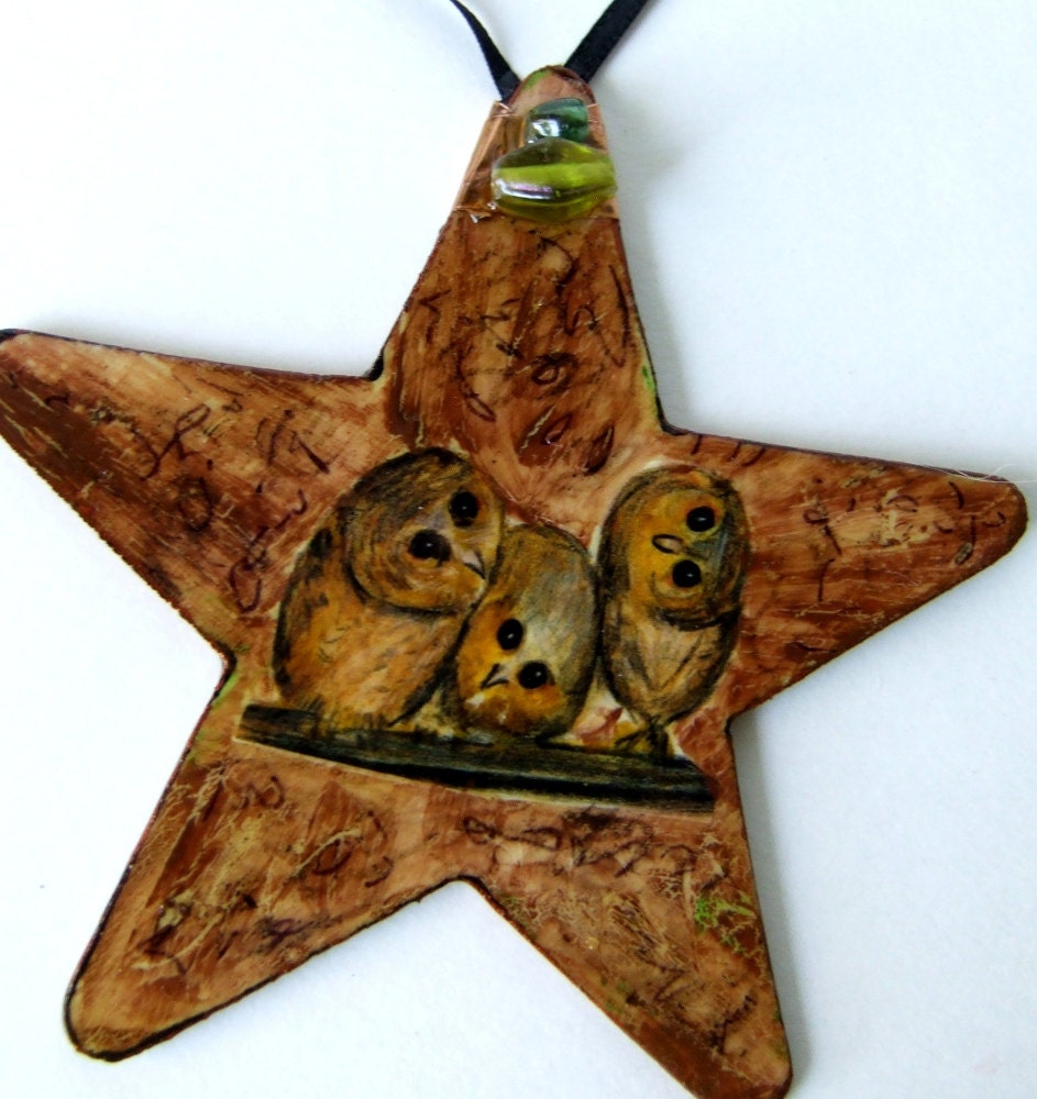 Owl Night Bird Mysterious Hunter Ornament