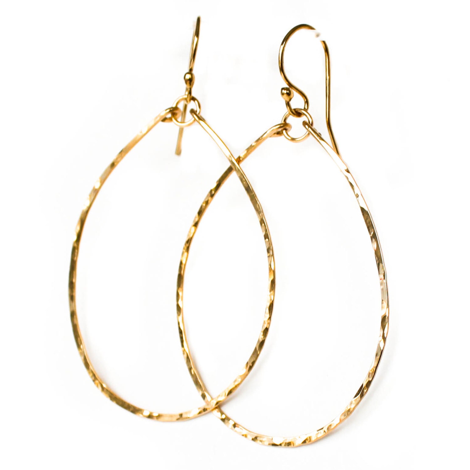 Hoops for Nuns - Delicate 14K Gold Filled Oval Hoop Earrings