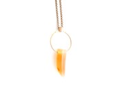 Carnelian Agate Talon Necklace 1A53