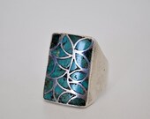 Native American Silver Turquoise Ring