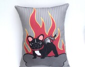 Hellion French Bulldog Pillow