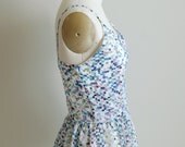 Carolina Benoit Pastel Print Chiffon Peplum Top  - Dalia Top