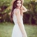 Carolina Benoit Summer White Asymmetrical Dress