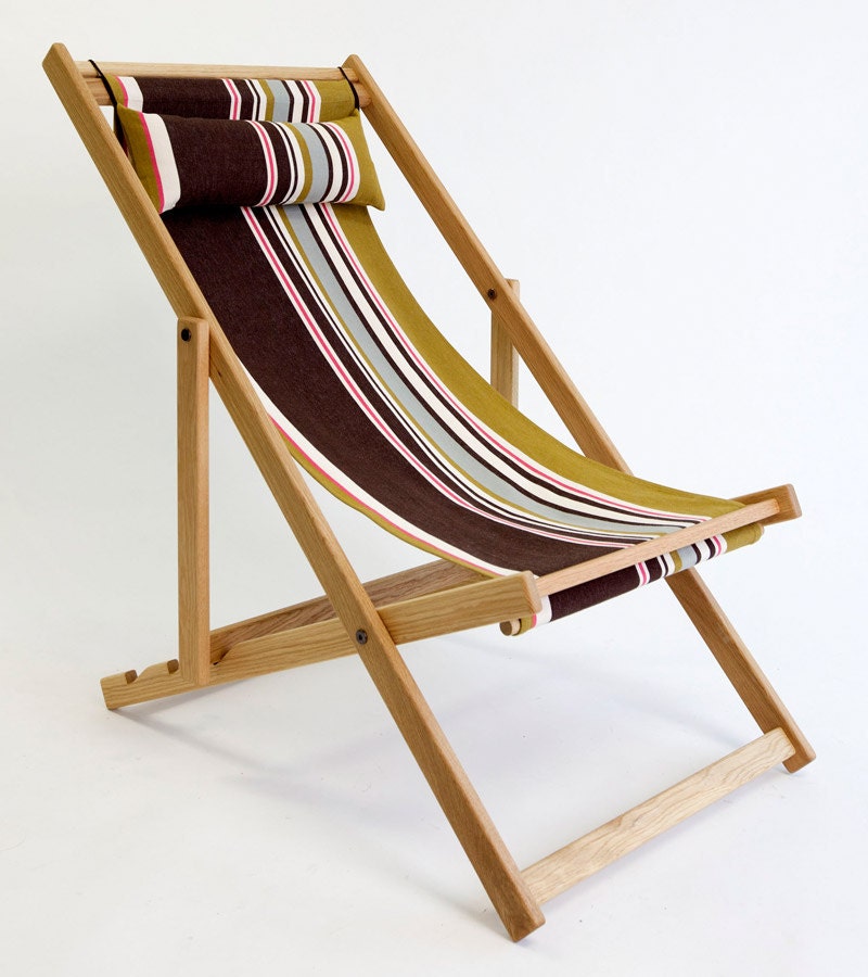 Tywyn Chartreuse Deckchair