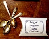 Art Deco Wedding Favors. Unique Coffee Favors. Set of 20 Vintage-style Wedding Favors.