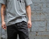 Men's T-Shirts/ Men's Guns T- Shirt /Men's Gray T-Shirts/ Gun T-Shirts /Edgy T-Shirts/Men's Shirts/ Men's Clothing